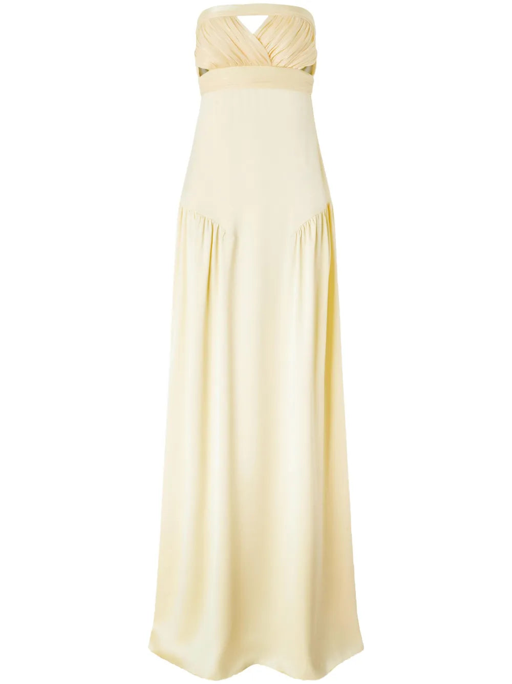 Draped-Detailed Maxi Dress