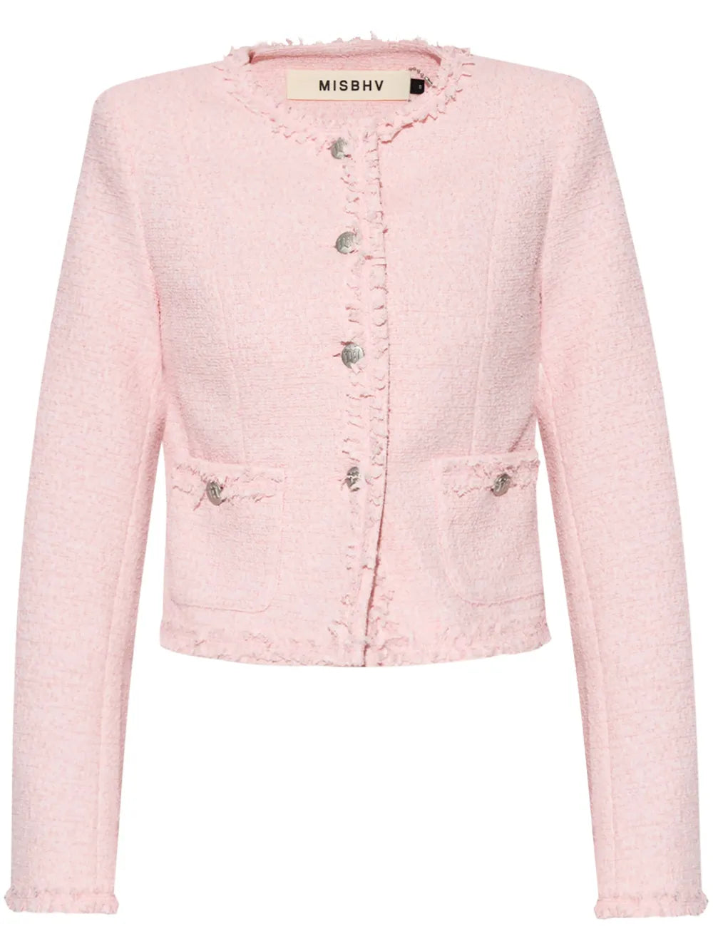 Frayed-Detailing Jacket