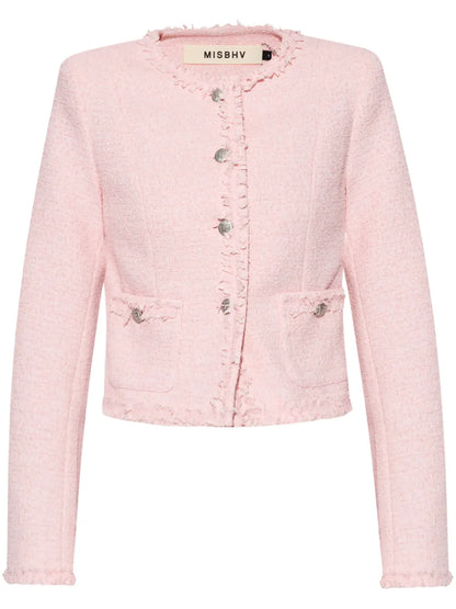 Frayed-Detailing Jacket