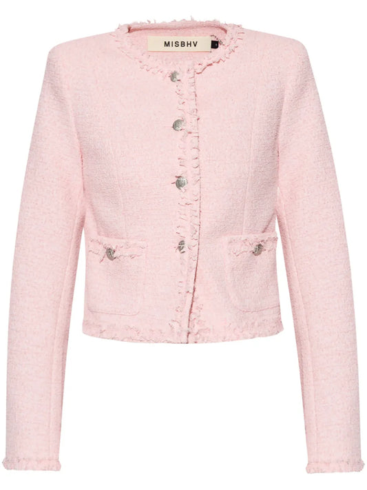 Frayed-Detailing Jacket