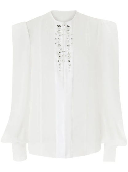 Bead-Embellished Blouse