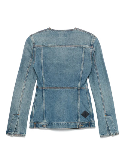 Cinched Denim Jacket