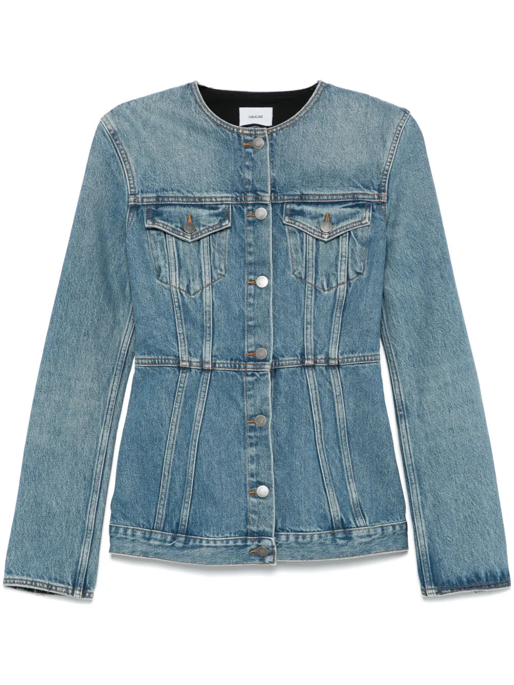 Cinched Denim Jacket