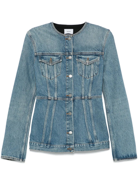 Cinched Denim Jacket