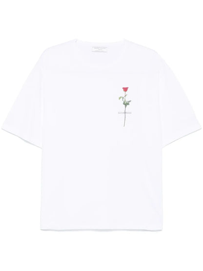 Rose-Print T-Shirt
