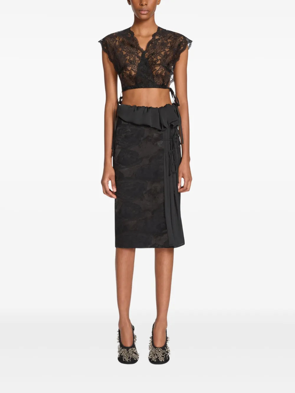Cropped Lace Top