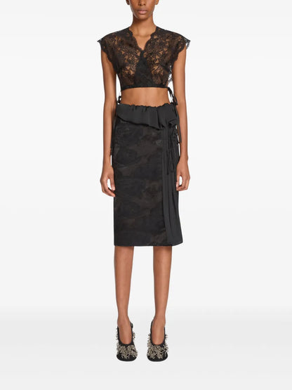 Cropped Lace Top