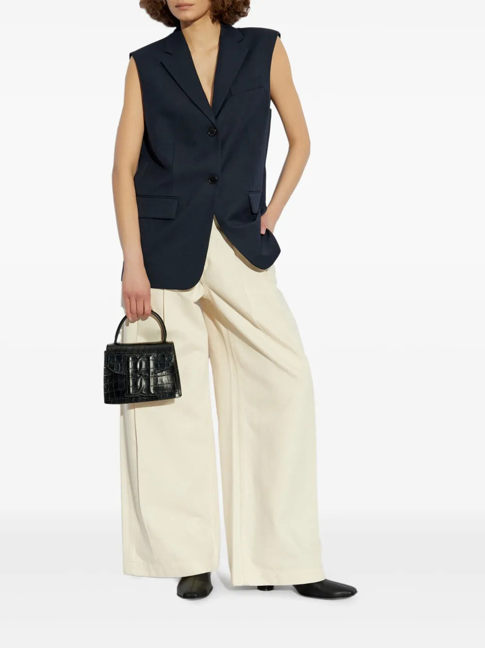 Pleat-Detailing Trousers