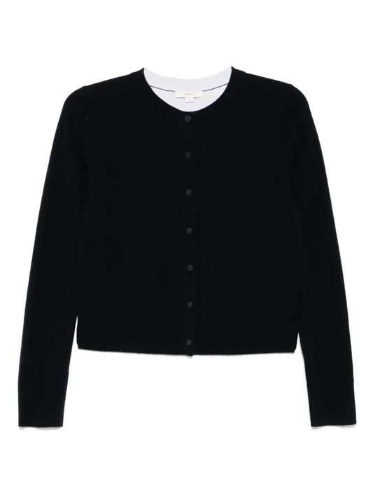 Tipped Half Moon Cardigan