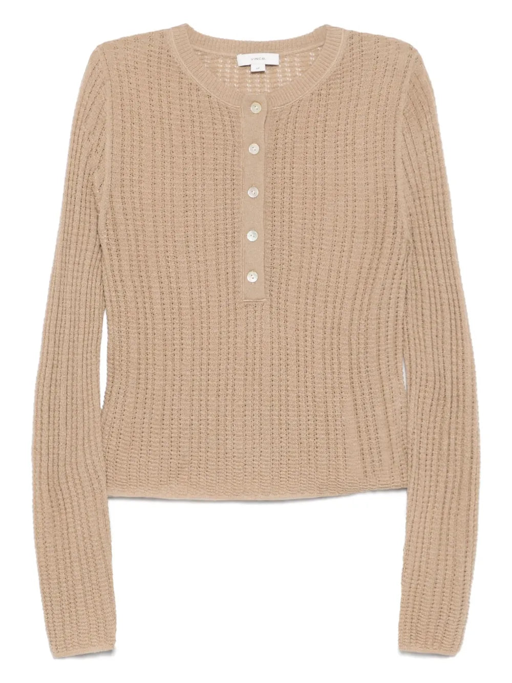 Waffle-Knit Polo Top
