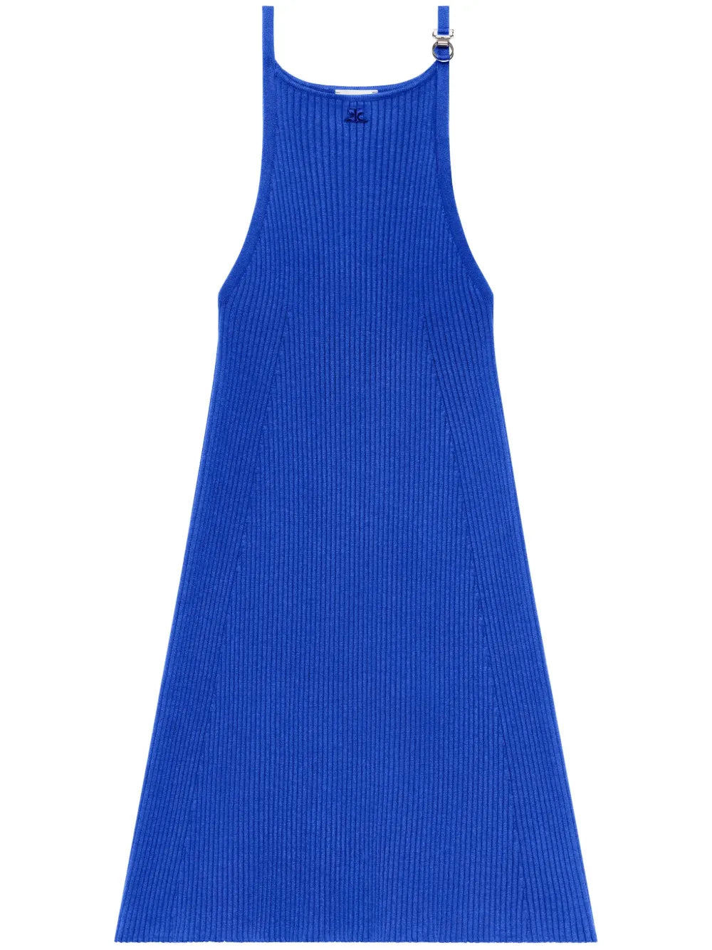 Logo-Embroidered Mini Dress