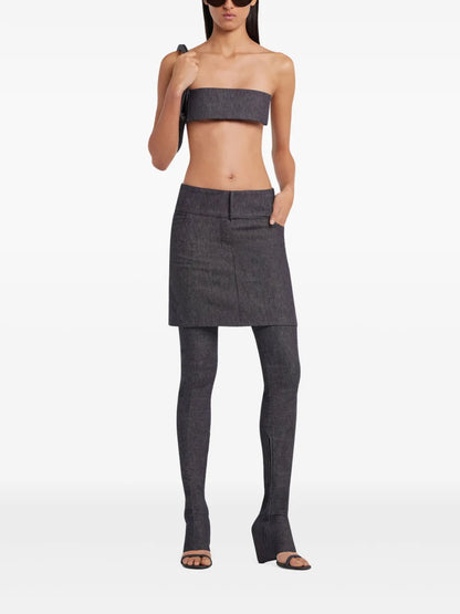 Belted Mini Skirt