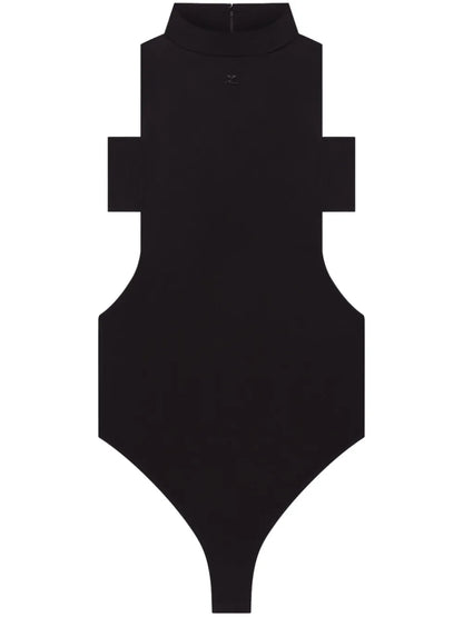 Mock-Neck Bodysuit