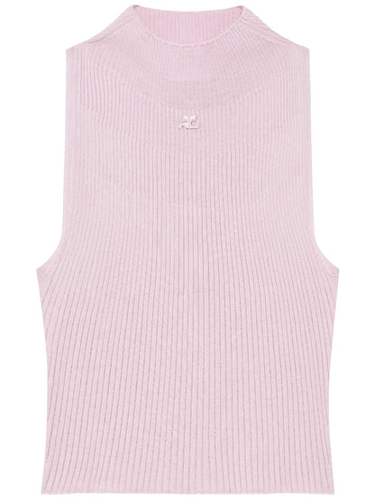 Mock-Neck Tank Top