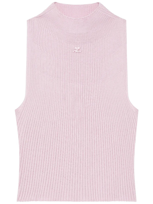 Mock-Neck Tank Top