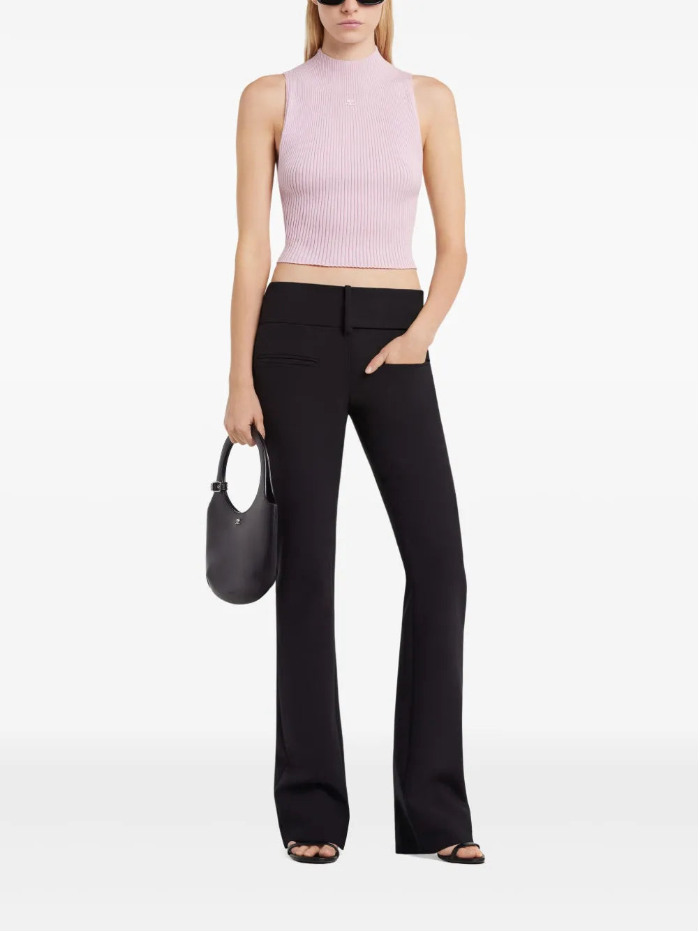 Mock-Neck Tank Top
