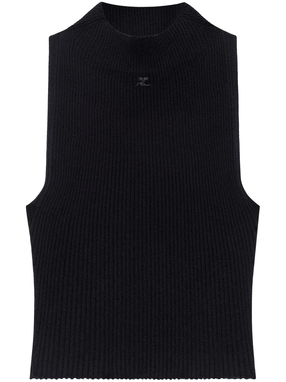 Cropped Ribbed Tank Top