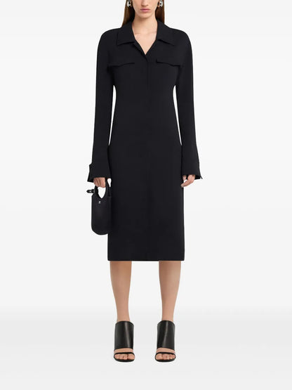 Two-Pocket Midi Dress