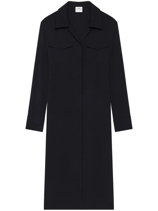 Two-Pocket Midi Dress