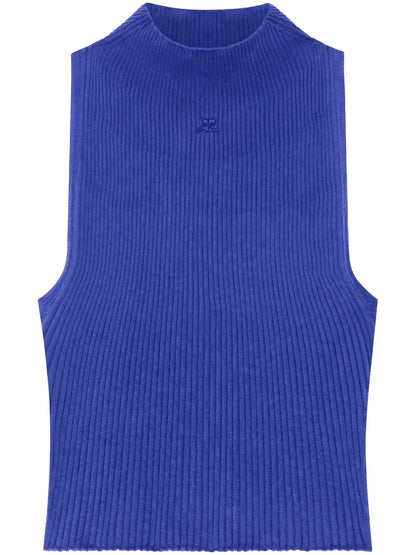 Mock-Neck Tank Top