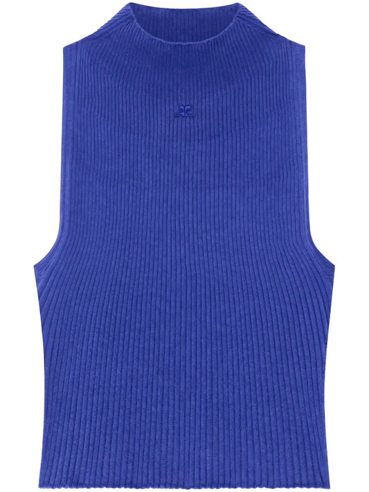 Mock-Neck Tank Top