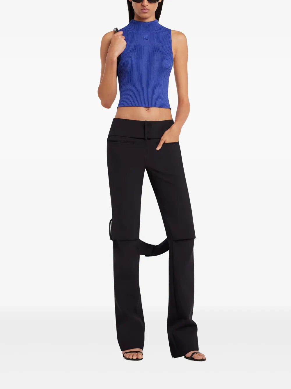 Mock-Neck Tank Top