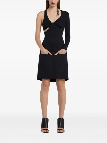 Oblique Mini Skirt