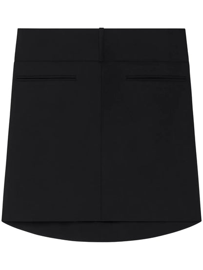 Oblique Mini Skirt
