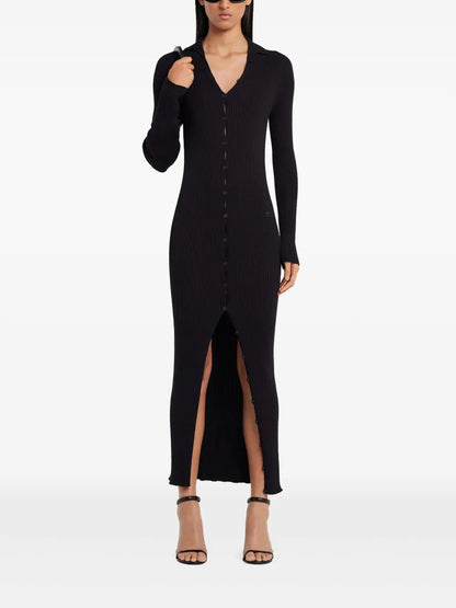 Button-Down Midi Dress