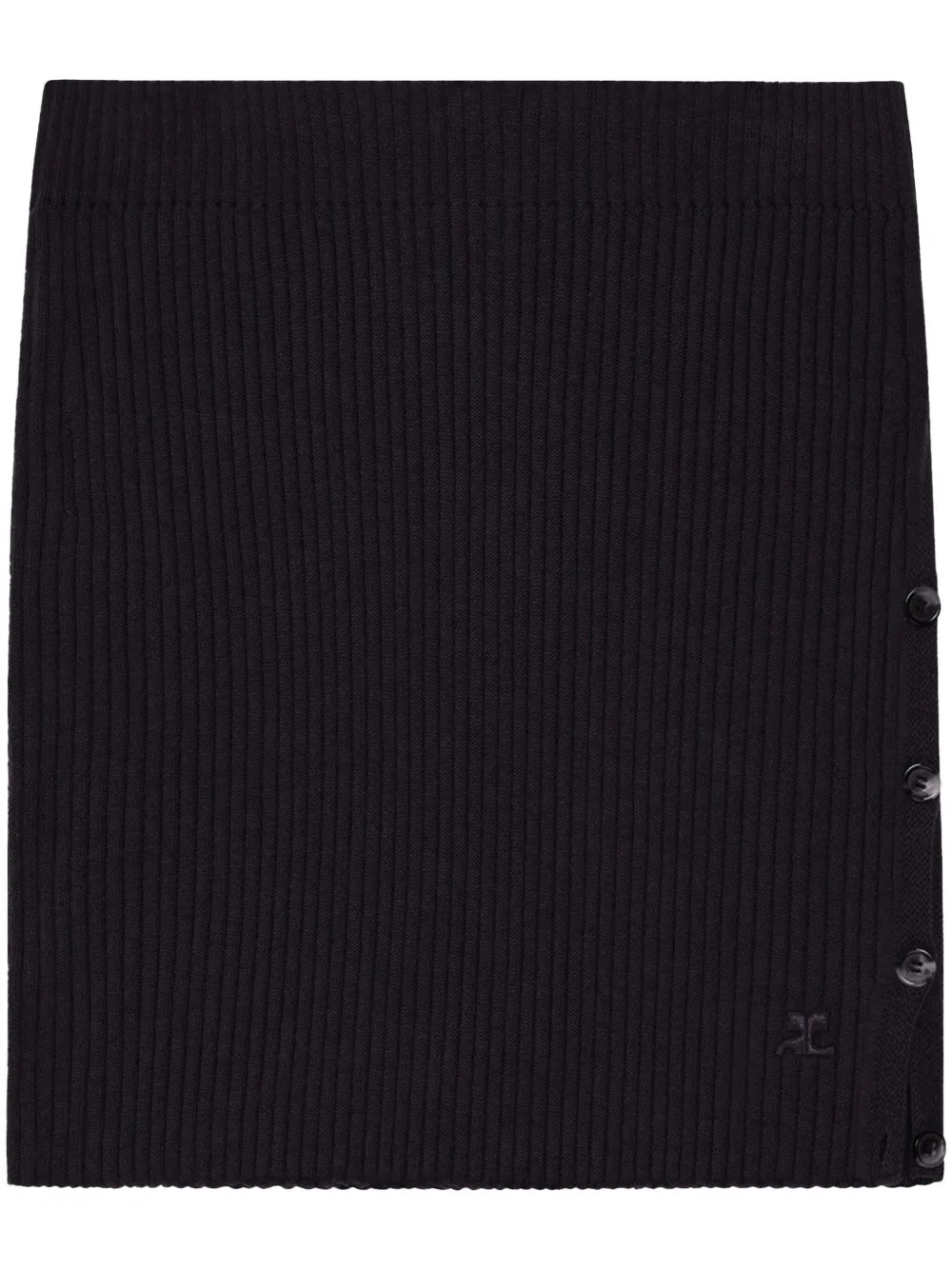 Ribbed Mini Skirt