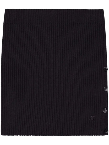 Ribbed Mini Skirt