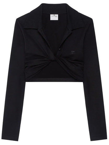 Twist-Detailing Top