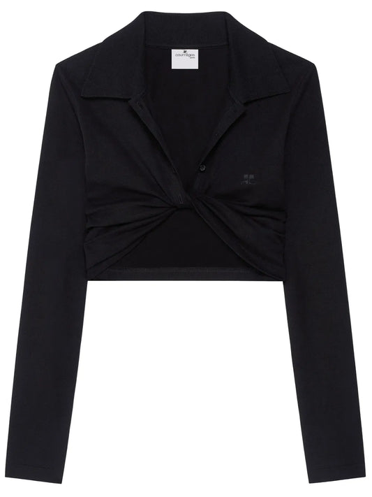 Twist-Detailing Top