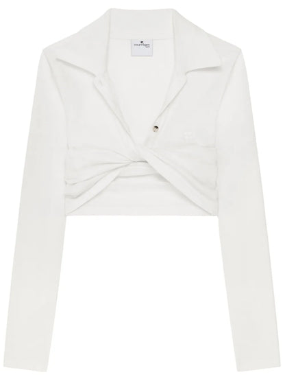 Twist-Detailing Shirt