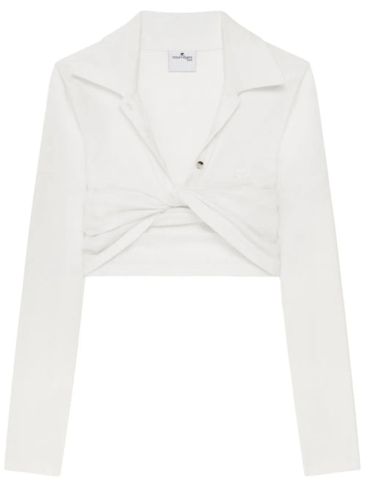 Twist-Detailing Shirt
