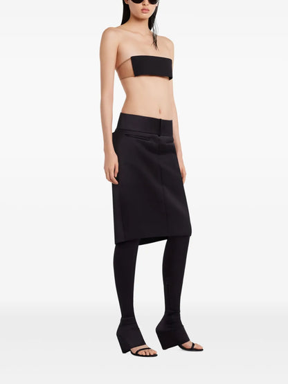 Oblique Midi Skirt