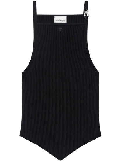 Pointy-Hem Tank Top