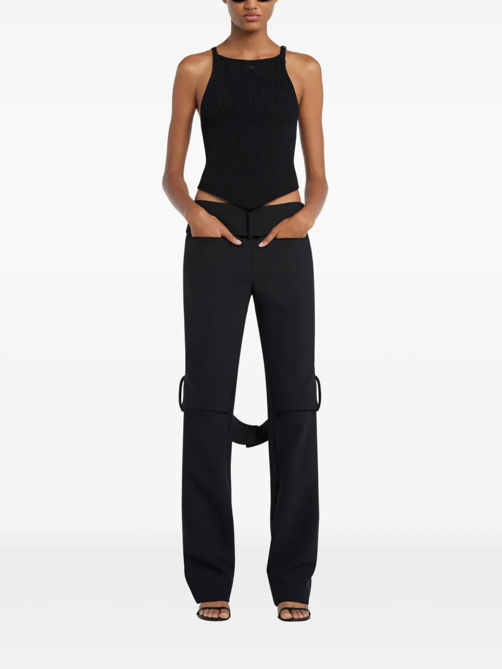 Pointy-Hem Tank Top