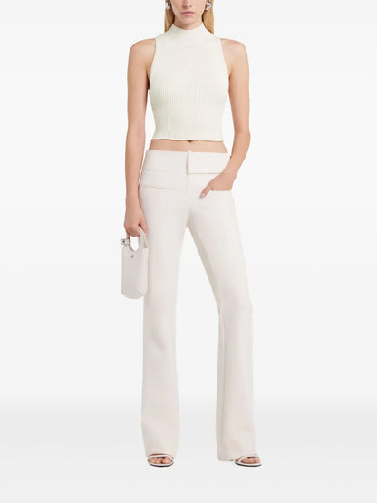 Cropped Ribbed Tank Top