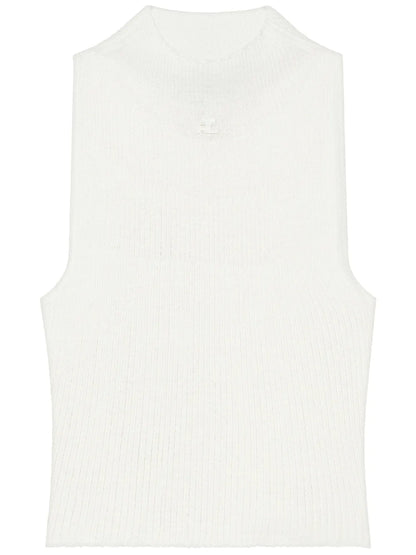Cropped Ribbed Tank Top