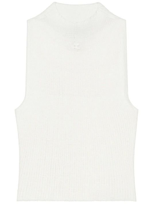 Cropped Ribbed Tank Top