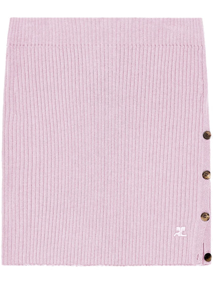 Ribbed Mini Skirt