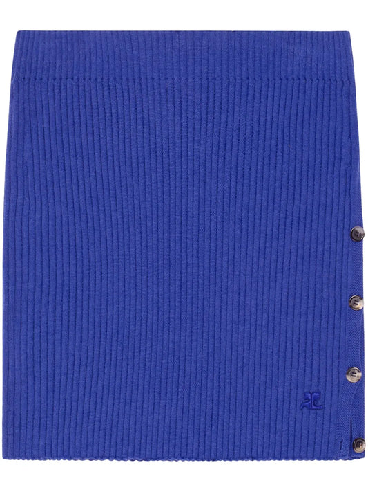 Ribbed Mini Skirt