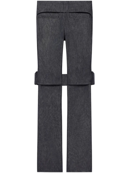 Cut-Out Detailing Trousers