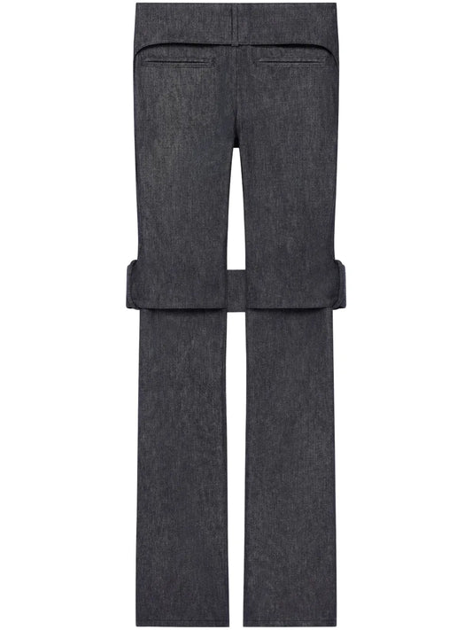 Cut-Out Detailing Trousers