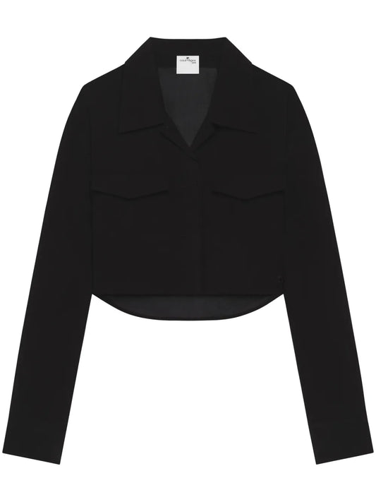 Cropped Cotton Shirt
