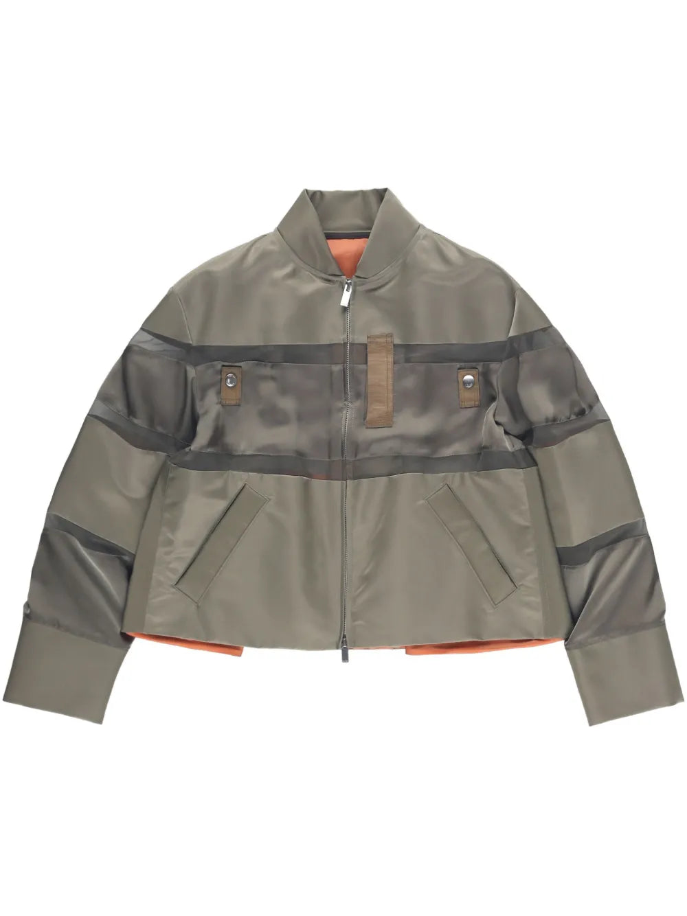 Cropped Bomber Jacket