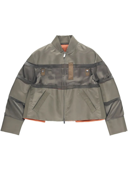 Cropped Bomber Jacket