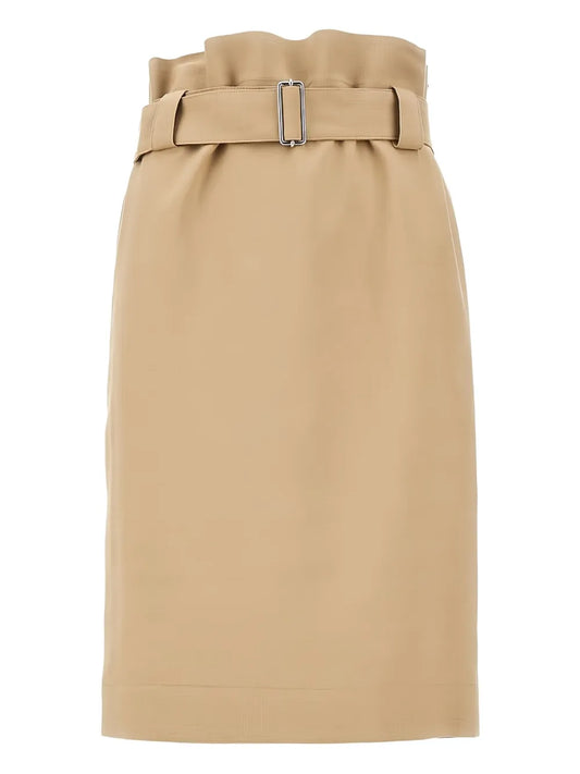 Belted Pencil Skirt