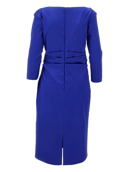 Draped Midi Dress